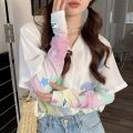 1/4Pairs Women Ice Silk Sleeves Breathable Loose Fit Sun-Proof Cooling Travel Arm Covers Summer Flower Outdoor Sport Sleeves. 