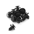 20Pcs Plastic Fastener Engine Cover Panel Retainer Rivets 8mm 10mm Hole Bumper Clips Car Push Pin. 