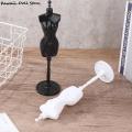1Set 1:6 Dollhouse Miniature Mannequin Coat Hanger Skirt Support Wedding Mannequin Stand Humanoid Model Toy.