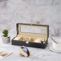 6 Grids Watch Box PU Leather Watch Display Case Storage Box Organizer Watch Jewelry Display Box Gifts For Men/Women Unique Gifts. 