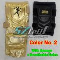 Premium Red Gold Motorcycle Gloves Set For Roman Reigns With Sponge Gloves Weight Lifting Wrestling Outdoor Sports Gauntlet Sets. 