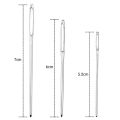 9pcs Large Eye Needles DIY Crafts Tools Stainless Steel Cross Stitch Knitting Yarn Sewing Hand Crochet Hook Set Kit.