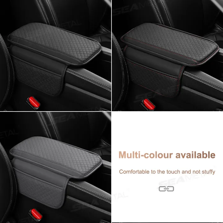 SEAMETAL%20Universal%20Car%20Arm%20Rest%20Cushion%20PU%20Leather%20Breathable%20Center%20Console%20Box%20Cover%20Anti%20Scratch%20Armrest%20Box%20Protector%20Cover%20-%20Image%205