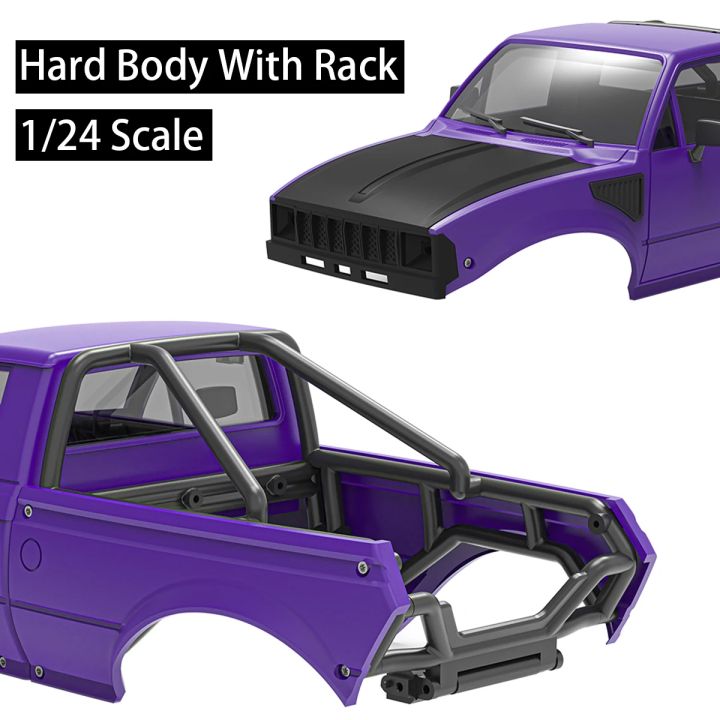 SCX24%20Hard%20Body%20Shell%20with%20Bed%20Rack%20for%201/24%20RC%20Crawler%20Axial%20SCX24%20C10%20Bronco%20Jeep%20Wrangler%20Base%20Camp%204Runner%20Upgrade%20Parts%20-%20Image%204