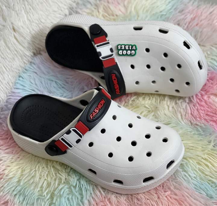 New Comfortable Men's Casual Rubber Clogs Breathable Slip-On Sandals