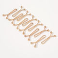 Wholesale 12pcs/Bag Scarf Clip Brooch Pins Solid Color Decorated Accessories For Women U-Shaped Hijab Scarf Pins Clip 2.3*1.5cm. 