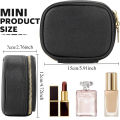 Mini Makeup Bag with Led Mirror Small Travel Cosmetic Organizer 3 Light Adjustable Brightness for Women Portable Train Toiletry.