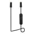 KZ Bluetooth earphone cable for KZ ZS3 ZS5 zs6 ed16 Zsa support Bluetooth 4.2 (black). 