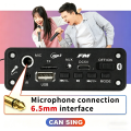 KEBIDUMEI DC 5V Bluetooth 5.0 MP3 Decoder Board 6W Amplifier MP3 Player Support Call Recording 3.5mm USB TF FM for Car Speaker. 