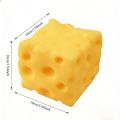 Giant Cheese Squeeze Toy Extra Large Size Cheese Squishy Fidget Toys Slow Rebound Shapeable Venting Ball for Adults .