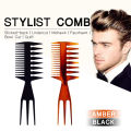 3 PCS 3 in 1 Slicked-back Combs Fish Tail Bone Shape Hair Extensions Detangling Styling Coloring Comb.