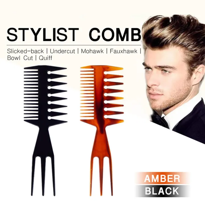3%20PCS%203%20in%201%20Slicked-back%20Combs%20Fish%20Tail%20Bone%20Shape%20Hair%20Extensions%20Detangling%20Styling%20Coloring%20Comb%20-%20Image%202