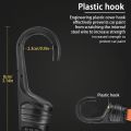 Universal 60/90CM Motorcycle Helmet Straps Hook Luggage Retractable Elastic Rope Fixed Strap Luggage Reflective Multi-functional.