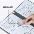 A5 Reusable Whiteboard Notebook Memo Book With Free Whiteboard Pen Erasing Cloth Weekly Planner Portable Notebooks. 