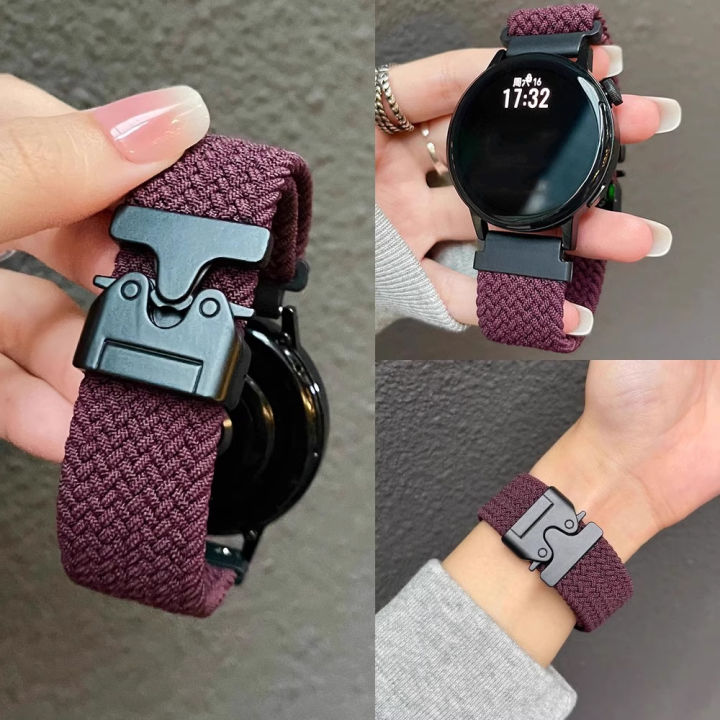 20mm 22mm Straps For Watch 7/FE/6/5/pro/4/Classic/active 2/Gear s3 Parachute Bracelet correa watch GT 2 3 4 5 Band