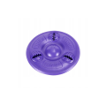 1 purple pet food leakage toy frisbee pet supplies for walking dogs, teasing dogs, training dogs, and pet training frisbees. 