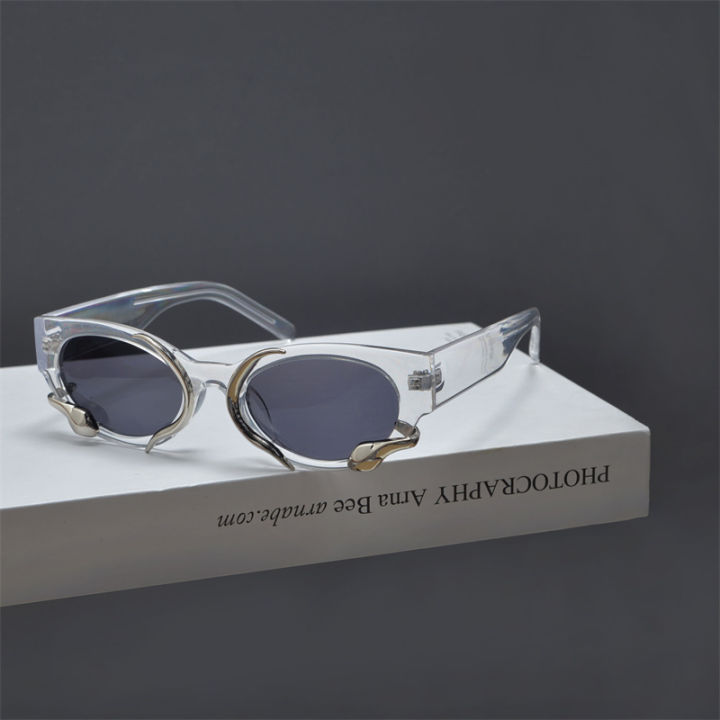 1pc%20Retro%20Small%20Frame%20Three-Dimensional%20Snake%20Y2k%20Spicy%20Girl%20Personality%20Street%20Photo%20Trend%20Men%20And%20Women'S%20Sunglasses%20Shades%20-%20Image%207