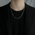 1Pcs Punk Hip-hop Snake Link Chain Stainless Steel Necklace for Men Women Silver Color Male Jewelry Gifts Cadenas Para Hombre. 