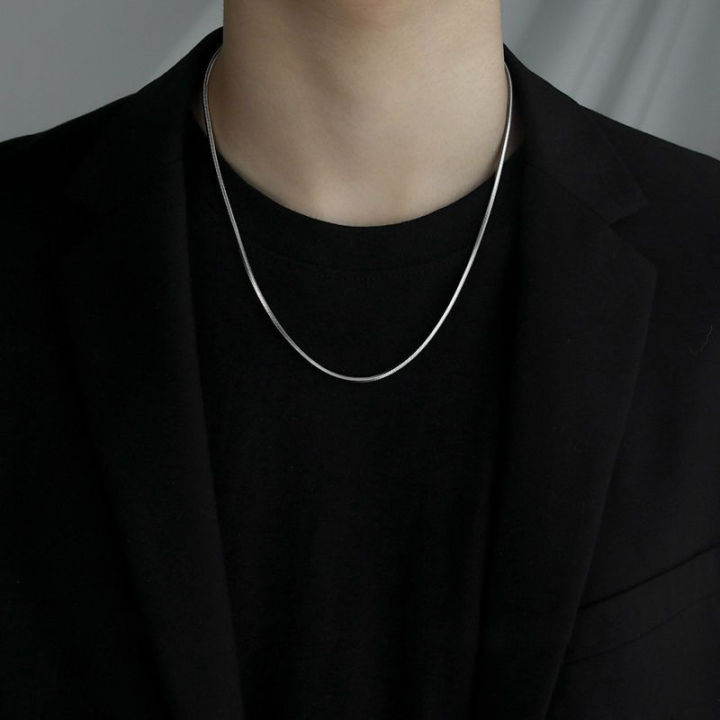 1Pcs%20Punk%20Hip-hop%20Snake%20Link%20Chain%20Stainless%20Steel%20Necklace%20for%20Men%20Women%20Silver%20Color%20Male%20Jewelry%20Gifts%20Cadenas%20Para%20Hombre%20-%20Image%202