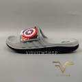 Vidview Children's Sandals, Slip-On Type, Adda 5Td22-B6, Captain America Pattern, Children's Shoes, Size 28-35. 