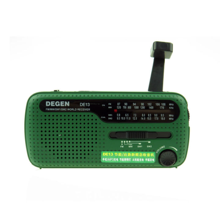 DEGEN%20DE13%20Emergency%20Hand%20Crank%20Solar%20Radio%20with%20Flashlight/Alarm%20Clock/Phone%20Charger,%20Portable%20FM/MW/SW%20Multiband%20Receiver%20-%20Image%207
