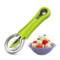 Melon Baller Scoop Set 4 in 1 Stainless Steel Fruit Carving Knife Cutter & Carving Tools Set Fruit Scooper Seed Remover Watermelon Knife for Digging Pulp Separator. 