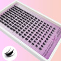 HBZGTLAD 15 Row Fairy Eyelash Cluster Manga Eyelash Cluster Transparent Spike Anime Eyelash Extension Makeup Tool Personal Manga. 
