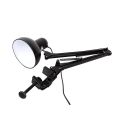 Home EU US Plug Flexible Swing Arm Clamp Mount Lamp Office Studio E27/E26 Bulb Table Black Desk Light AC85-265V Led Bulb Lamps. 