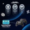 FANTECH WGP15V2 EOS PRO II Wireless Game controller K-Silver Hall-Effect and Trigger 1000Hz Polling  Rate Interchangeable D-Pad. 