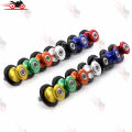 New Motorcycle CNC Swingarm Spools Slider Rear Swing Arm Cover Stand Screws Paddock Fit For YAMAHA YZF R3 YZF-R3 YZFR3 2015-2021.