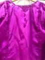 Katan Silk 3PC stitched suit lace detailing new design. 