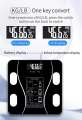 Weight scale Bluetooth with Body Mass Weight Indicator in Mobile app & Indoor temperature with smart record maker. 