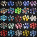 D&D dice set 8/40pcs, including 7/35pcs polyhedral dices and 1/5pcs creative velvet bags,for RPG Role-Playing Game.