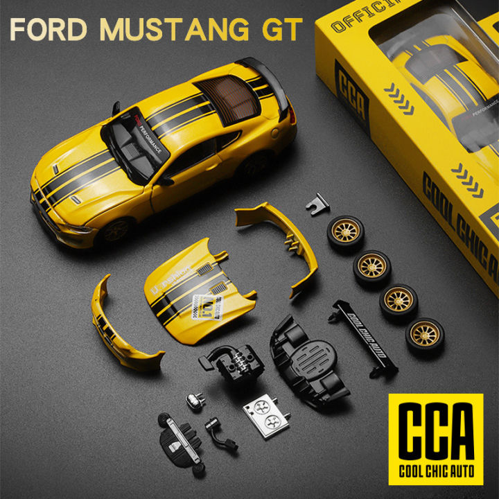 CCA%201/42%202018%20Ford%20Mustang%20GT%20Alloy%20Model%20Car%20Diecast%20Metal%20Assembly%20Modification%20Series%20Miniature%20Vehicle%20Collection%20Toy%20Car%20-%20Image%203