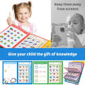 NEW Kids' English Learning Intelligence Touch Book, Early Education Knowledge with Sound Function, Reusable Pen, Birthdays . 