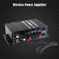 AK380 Bluetooth-Compatible Amplifier 2 Channel Home Theater Amplifier HIFI Bass Music Player USB AUX Karaoke for Home Car. 