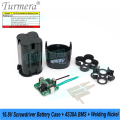 Turmera 16.8V Screwdriver Drill Battery Case 4S 30A BMS 18650 Hoder 16.8V 2A Lithium Battery Charger for 14.4V Shura Shrika  Use. 