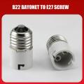 B22-E27 lamp holder adapter / E27-B22 bulb base converter for home incandescent lamps CFL LED floor lamp conversion socket.