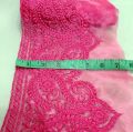 FASHION! ONE Gaz/ FANCY EMBROIDERED WIDE PATCH LACE FOR WOMEN CLOTHES/ SIZE ( 7.5inch). 