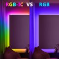 Tuya Smart WIFI RGBIC LED Strip Light Tape Addressable WS2811 IC Flexible RGB Neon LED Light USB APP Control for Alexa  lightify. 