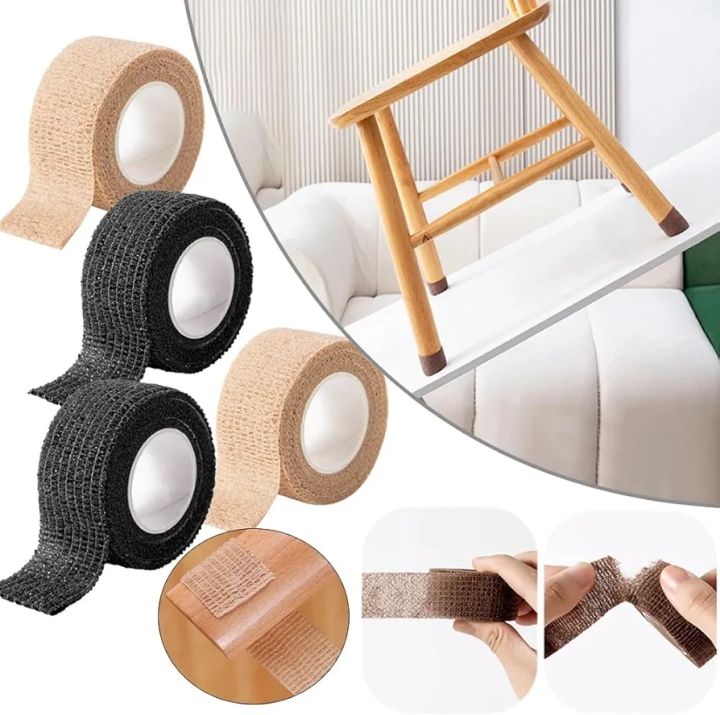 Non Slip Furniture Protector Tape, Easy to Use Furniture Leg Pads Tape, Noise Reduction and Wood Tile Floor Protection, Chair Anti Slip Adhesive, Furniture Grip for Home Hardwood Floors