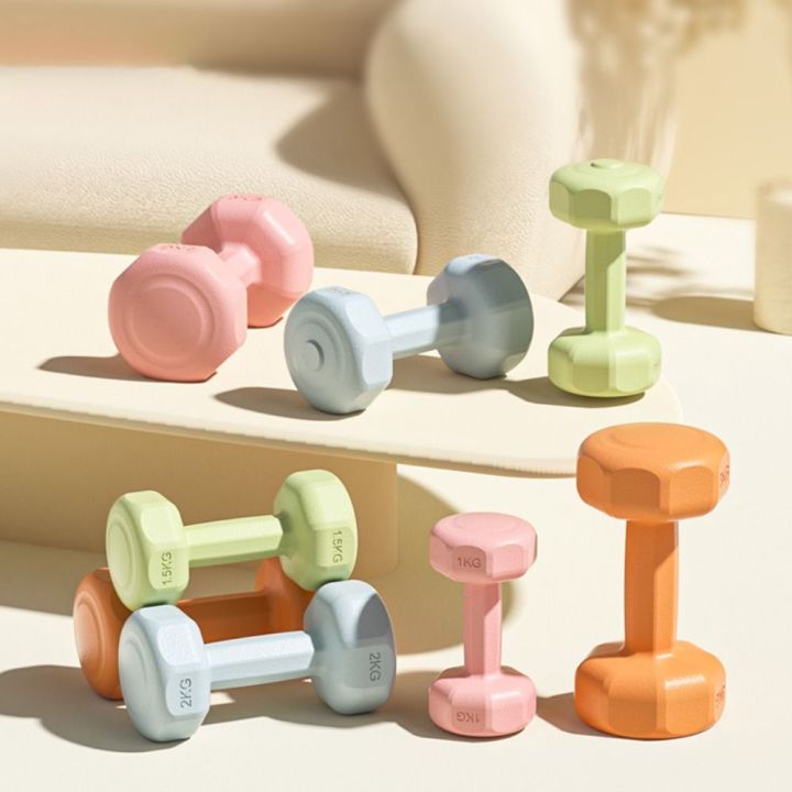 New%201kg%20Dumbbell%20Women's%20Fitness%20Home%20Equipment%20Kettlebell%20Children%20Primary%20School%20Men's%20Arm%20Muscle%20Yoga%20Small%20Dumbbell%20Set%20-%20Image%205
