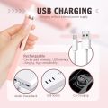 Rechargeable Flawless Nails Salon Kit Electronic Nail Filer Buffer Shiner Cuticles and Nail Polish Remover Full Manicure and Pedicure Kit Machine. 