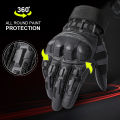 Full Finger Gloves TouchScreen PU Leather Combat Shooting Hunting Airsoft Hiking Work Cycling Anti-skid Protective Gear.