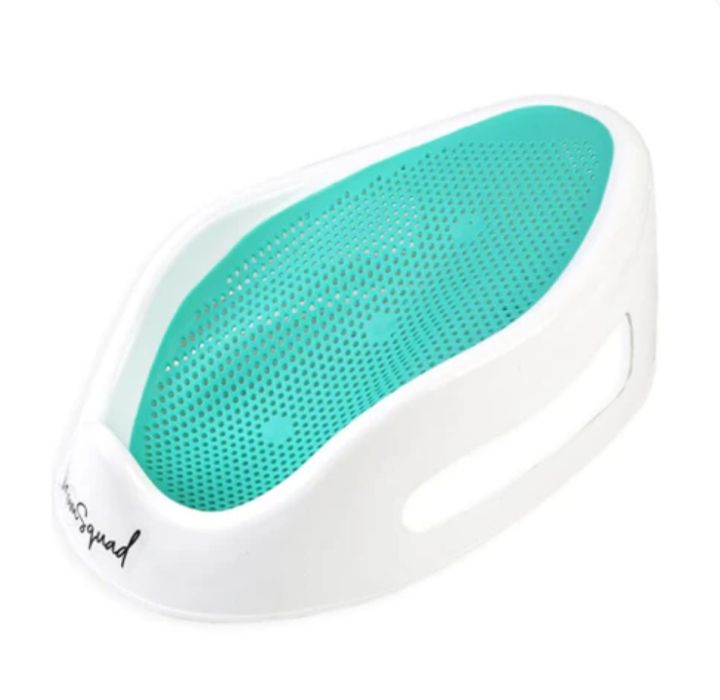 Mom Squad Baby Bath Support: Ergonomic Design, Safe & Convenient for Babies Under 6 Months