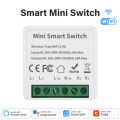 Mini WIFI Smart Switch Wireless Zigbee DIY Light Switch Smart Home Automation APP Timer Voice Control Support Tuya Alexa . 