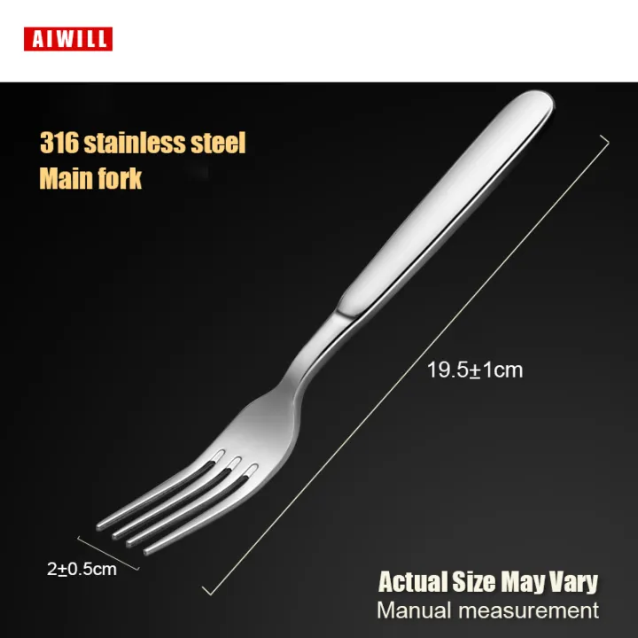 AIWILL%20316%20Stainless%20steel%20Fork%20western%20adult%20household%20fruit%20long%20handle%20pasta%20salad%20dessert%20Quality%20Kitchen%20tools%20-%20Image%203