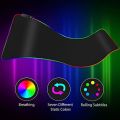 Iremax RGB gaming mouse pad black gaming mouse pad speed mouse pad with RGB light glowing Symphony game led mouse pad with lights 7colors. 