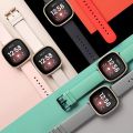Silicone Strap For Versa 4 3 2 1 Versa Lite Band SmartWatch Bracelet For Sense/Sense 2 Correa Watchband Pin Buckle.