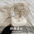 LuxeLure Glossy Crescent Bag – 2-in-1 Chic Carry by Miu Miu-Inspired Design.